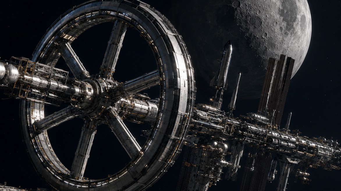 Marginis station near the Moon