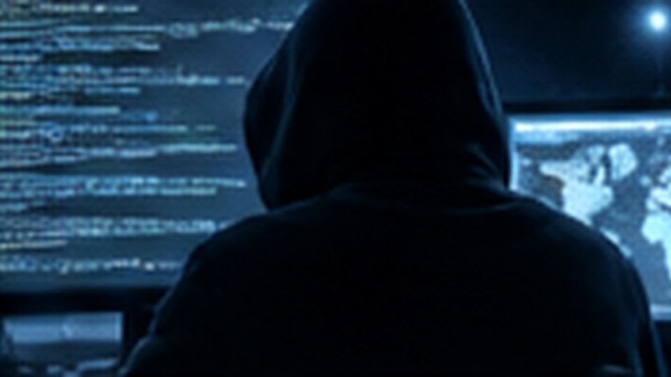 An anonymous computer user facing network displays